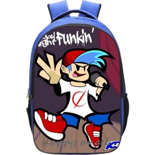 Hot Sale Friday Night Funkin Kids School Bags Fashion Backpacks Children Schoolbag for Boys Bookbag Mochila Escolar