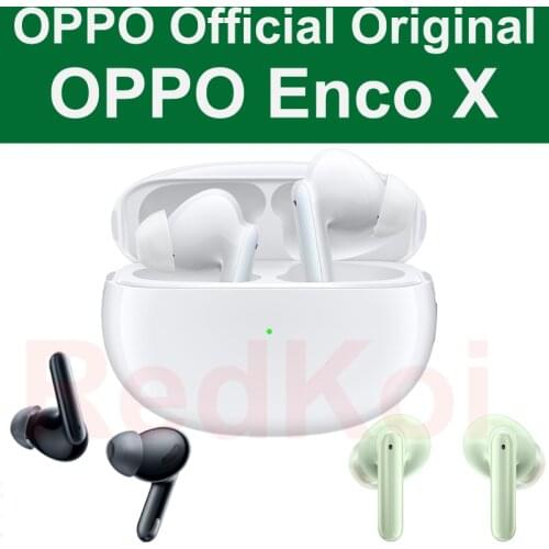 OPPO Enco X TWS Earphone 11mm Bass Driver BT 5.2 For Dynaudio Duby Transparent transmission Dual Noise Reduction Wireless Charge