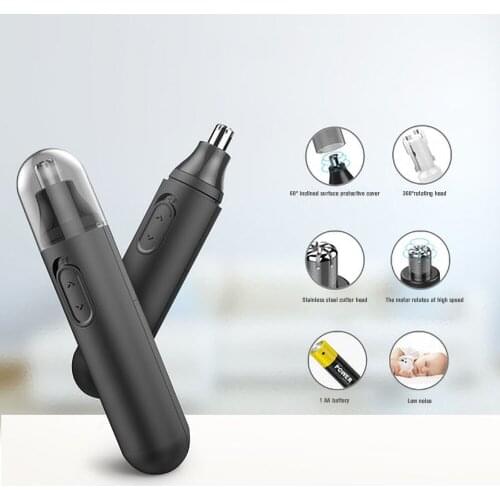 New MenS Nose Hair Trimmer Nose Hair Shaving Knife Multifunctional 2 In 1 Portable Household Nostril Hair Cleaning Instrument