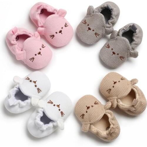 Toddler Prewalker Shoes Newborn Baby Girl Boy Shoes Cartoon Baby Soft Soled Non-slip Baby First Walkers