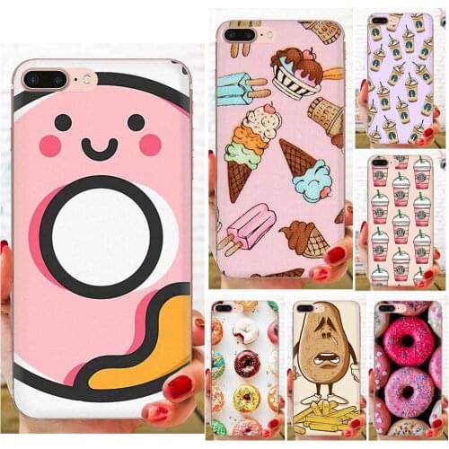 Donuts Pizza Soft TPU Hotsales For Sony Xperia Z Z1 Z2 Z3 Z4 Z5 compact Mini M2 M4 M5 T3 E3 E5 XA XA1 XZ Premium