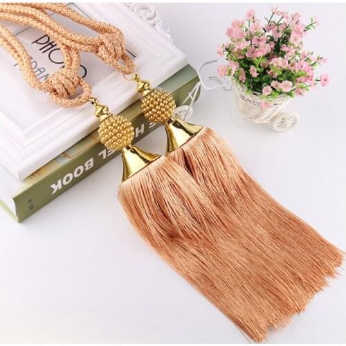 Factory Direct Curtain Accessories Tieback Decorative Curtian Tieback & Tassels Curtain Holder Curtain Strap Tassel Hanging Ball