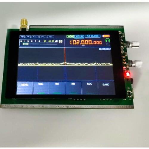 50Khz-200MHz Malachite DSP SDR Radio Malahit DSP SDR HAM Receiver with 3.5" touch LCD