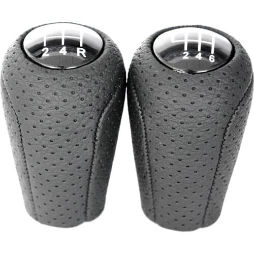 1pc Gear Shift Knob for MAZDA 3 BK BL 5 CR CW 6 II GH CX-7 ER MX-5 NC III 23 MT Wrapped Perforated Ball Gear Shift Knob Head