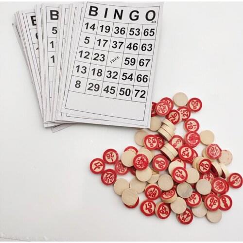 Russian Game Chess Wooden Digital Game Playing 40 Cards + 75 Chess Pieces Family Entertainment for Kid Childrens Bingo Game