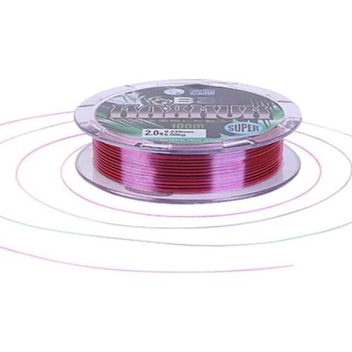 3 colors fishing line soft and tough three colors in a meter not easy detected by fish suitable for smart fish in wild fishing