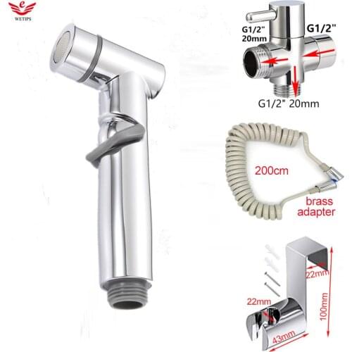 Wetips Toilet Jet Cleaner Toilet Shower Bidet Jet Douchette Toilette Shattaf Mix For Bidet WC Sproeier Douche Set Nozzle Bidet
