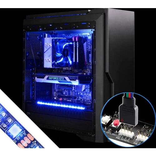 12V Led Strip RGB 4pin LED Headers For PC / Computer Case / RGB Strip light Mainboard Control Panel RGB-Header (+12V,G,R,B) 5050