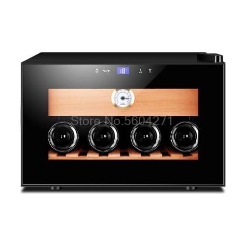 FK-25C intelligent constant temperature moisturizing cedar wood bare raising home living room home small cigar cabinet