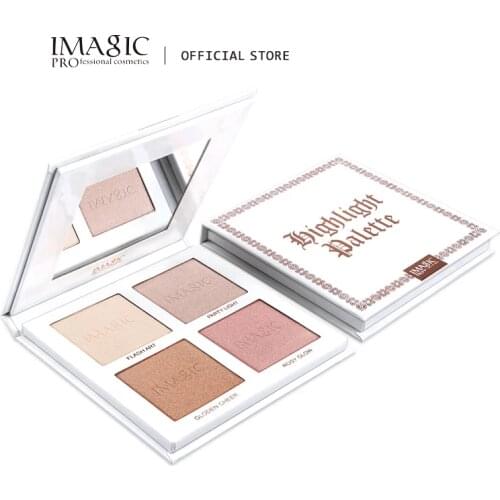 MAGIC highlighter poederpalet fijnafstemming gezichtscontour hoogtepunten gezicht natuurlijke hoogglans bronzen cosmetica