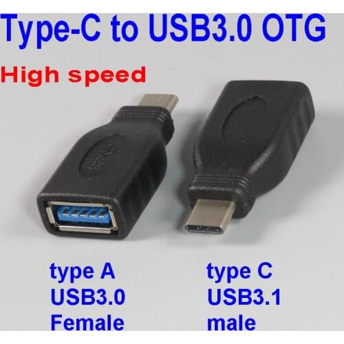 Type C USB3.1 to USB 3.0 type A female high speed OTG adapter converter cable transform interface phone for huawei Macbook co