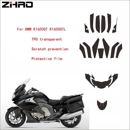Motorcycle Tank Protector Sticker The whole car TPU transparent Protection Scratch Decal For BMW K1600GT K1600 GTL
