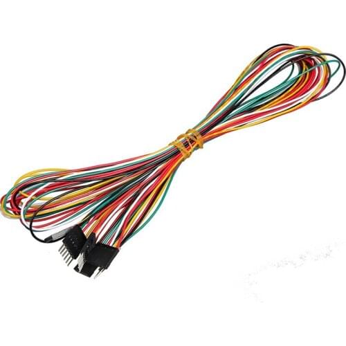 10PCS DuPont 6-Pin Male to Female Extension Wire Cable for Arduino 50cm