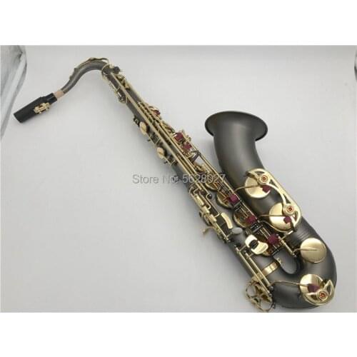 2020 Black nickel Tenor Saxophone Musical Sax B flat tenor saxophone playing professionally paragraph Saxophone free shipping