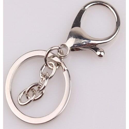 5pcs/lot Antique Bronze/ Chrome/KC Gold Color Alloy Key Chains Key Rings Keyrings Keychain DIY Jewelry Material Findings