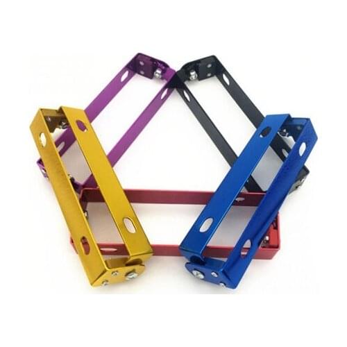 Motorcycle Automobile Adjustable Angle Metal License Plate Holder Bracket 6 Color Aluminum License Plate Bracket for HONDA