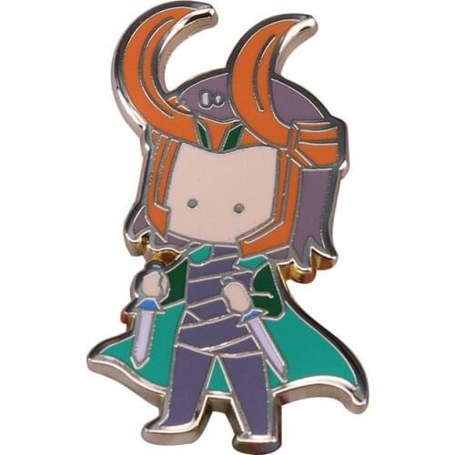 HOSENG Movie Cute Brooch Trendy Lapel Alloy Metal Badge Fashion Jewelry Enamel Pin Birthday Christmas Gift HS_507