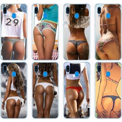 Case For Samsung A50 Case For Samsung Galaxy A50 A60 A10 A30 A40 A70 A 50 2019 A9 A7 2018 Sexy ass Underwear Bikini Woman girl