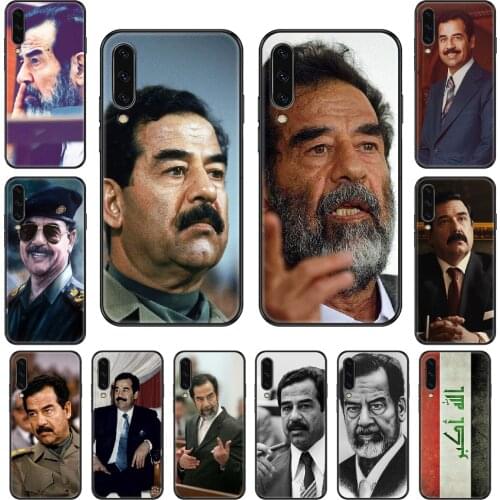 Iraq Saddam Hussein Phone case For Samsung Galaxy A 3 5 8 9 10 20 30 40 50 70 E S Plus 2016 2017 2018 2019 black soft Etui