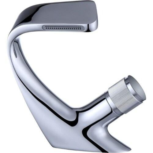 Black Faucet Bathroom Sink Faucets Hot Cold Water Mixer Crane Deck Mounted Single Hole Bath Tap Chrome Finished Drop