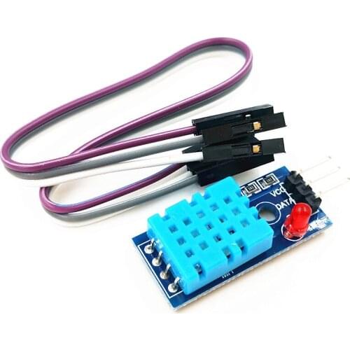 Temperature and Relative Humidity Sensor DHT11 Module with Cable