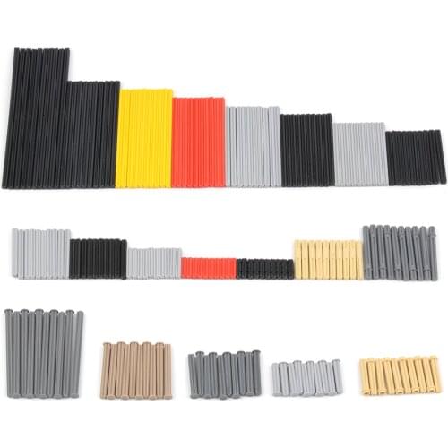 DIY Educational High-Tech Parts Cross Shaft Parts for Standard Building/MOC Block Brands - Random Color