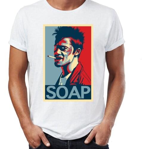 Mens T Shirt Fight Club Soap Artsy Awesome Artwork Printed Tee