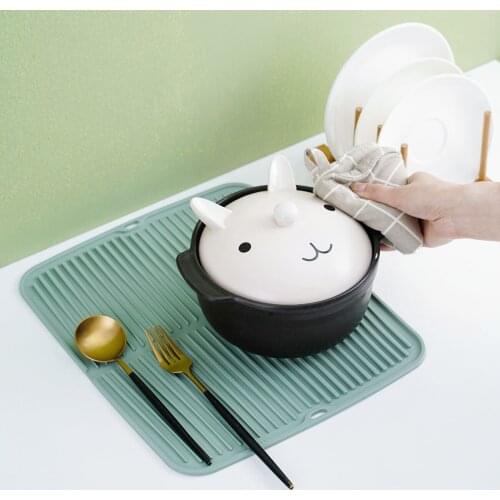 Household dining table heat insulation pad high temperature resistant kitchen creative silicone coaster