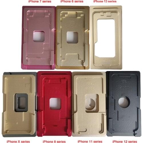 For iPhone 5 to iPhone 12 ProMax LCD Screen Alignment Mold LCD Outer Glass Location Mould Precision Aluminium Position Mold