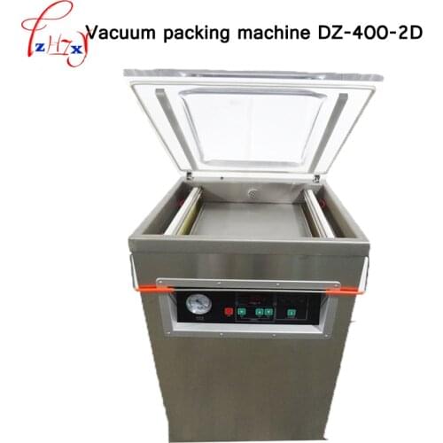 DZ-400-2D Automatic Vacuum sealer food vacuum packaging machine vacuum packager wet and dry dual-use vacuum sealing machine