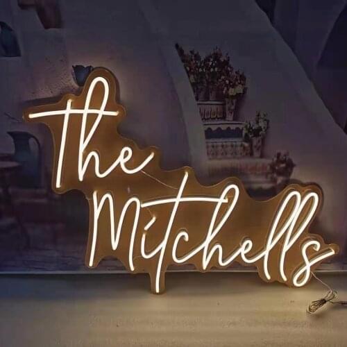 Drop Shipping Personalized Logo Customized Letter LED Custom Neon Signs Light for Birthday Decoration