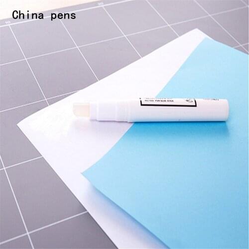 Luxury quality 7109 Blue set pen glue stick with spare glue for school office supply strong adhesives DIY hand work