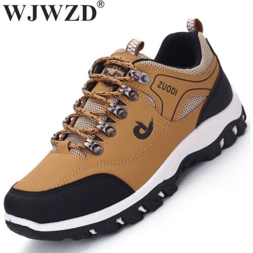 Mens Outdoor Sneakers Casual Shoes Men Treking Shoes Round Toe Climbing Hiking Shoes Breathable Men Trainers Zapatillas Hombre