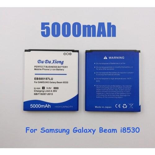 5000mAh EB585157LU Li-ion Cell Phone Battery For Samsung I8552 I8558 I8550 I869 I8530 GT-I8552 GT-I8530 By DaDaXiong