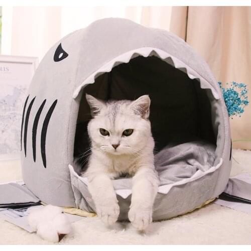 Soft Cotton House For Cat Dog Bed Sofa Lounger Product For Small Pet Sleep Bag Dog Bed Cat House Nest Puppy Warm Kennel Mat