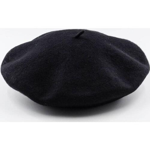 2021 new fashion wool beret, painters hat, woolen beret, sketching hat, Mori female literary hat