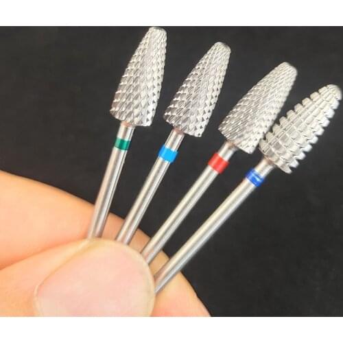 New! Tungsten Nail Drill Bit Electric Manicure Drill For Machine Milling Cutter Nail Files Buffer Nail Art Equipment Accessory
