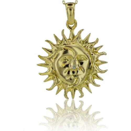 Sun Necklace 925 Sterling Silver