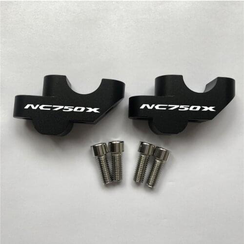 22mm 7/8" Motorcycle Handlebar Riser Fat Bar Mount Risers For Honda NC750X /NC 750X DCT 2014-2015 NC750 X