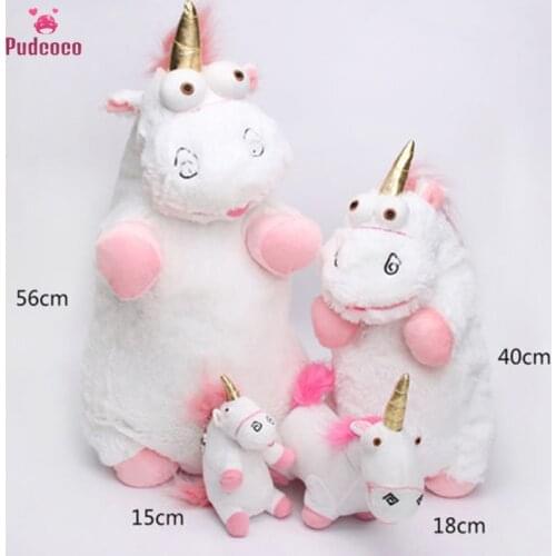 Pudcoco Brand 56cm Newborn Lovely Kawaii Cute Unicorn Plush Doll Stuffed Toys for Kids Pendant Cuddly Kid Toy Gift Fluffy