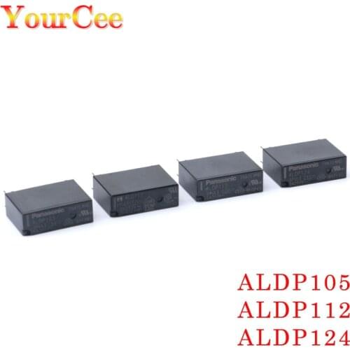 5PCS 5A Relay ALDP105 ALDP112 ALDP124 ALD112 4 PIN 5V 12V 24V 3A 5A 250V 4PIN a Group of Normally Open ALD112 12V 3A