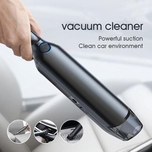 Handheld Wireless Car Vacuum Cleaner Powerful 120W Cyclone Suction Rechargeable Wet/Dry Auto dust cleaner for Car Home Pet Hair