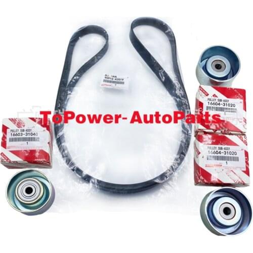 Drive Belt Idler Pulley 90916-A2019 16604-31020 16603-31040 for Lexuss IS250 IS350 2006-2012 16604-0P011 16603-31050 99367-K1550