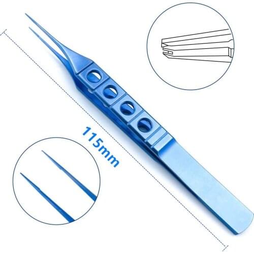 Titanium Straight Toothed Forcep dental Forcep ophthalmic surgical Forcep 85mm/115mm