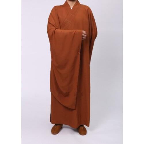 High quality wide-sleeve gownlay uniform zen suits Buddhist Monk Buddhism Meditation clothes clothinghaiqing martial artsrobe