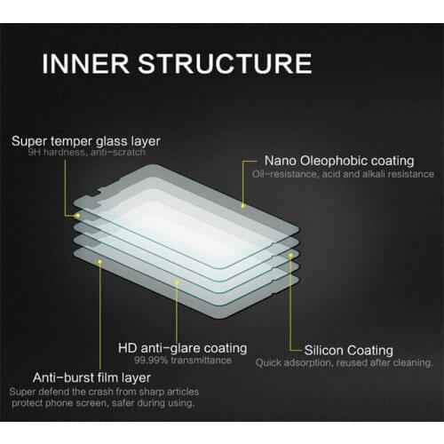 Screen Protector Tempered Glass Film For Prestigio Wize N3 3507 Duo 9H 2.5D Premium Anti-Explosion Protective Films Case Cover