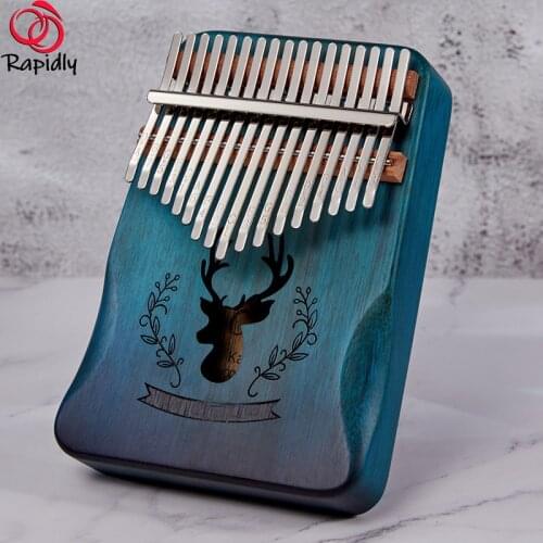 17-key Kalimba Thumb Piano High-quality Wood Musical Instrument Free Lettering Christmas Gift Among Us Kalimba Kimi Original