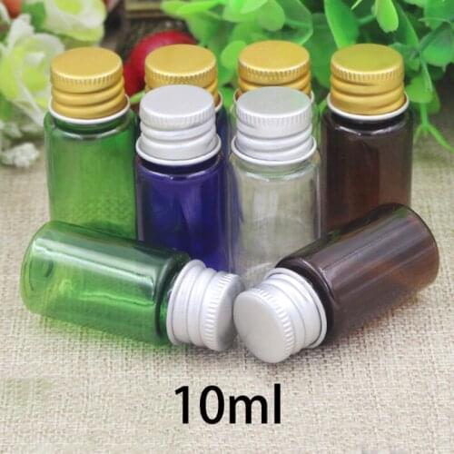 20pcs 10ml Empty Plastic Water Bottle with Inner Plug Makeup Perfume Essential Oil Travel Packaging Clear Cosmetic Container