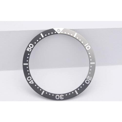 38mm Metal Bezel Insert For Seiko Watch Case Prospex SKX007 SPRD Street Collect Watch Face Watches Replace Ring Mens Watches
