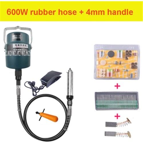 600W Professional Hanging Mill Home Handheld Wood Stone Carving Grinding Engraving Machine HC-9503 110V/220V 25000r/min 0.3-4mm